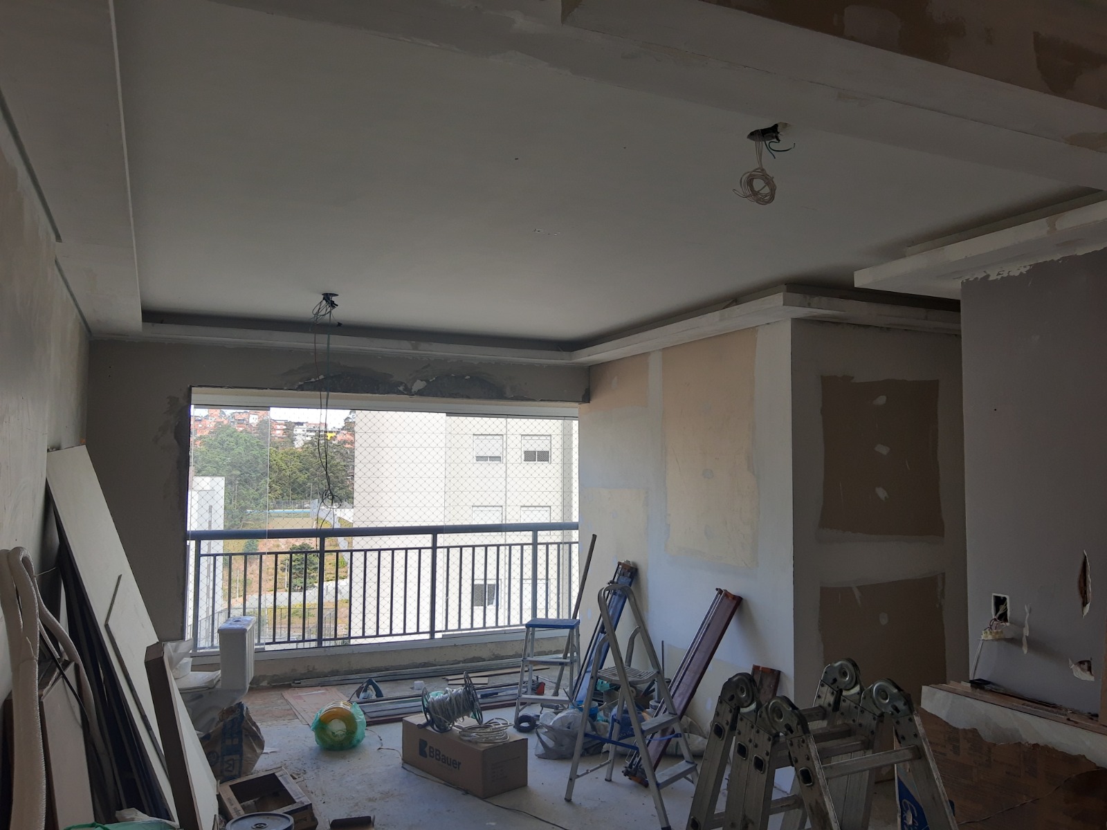 Instalação de quadro de distribuição