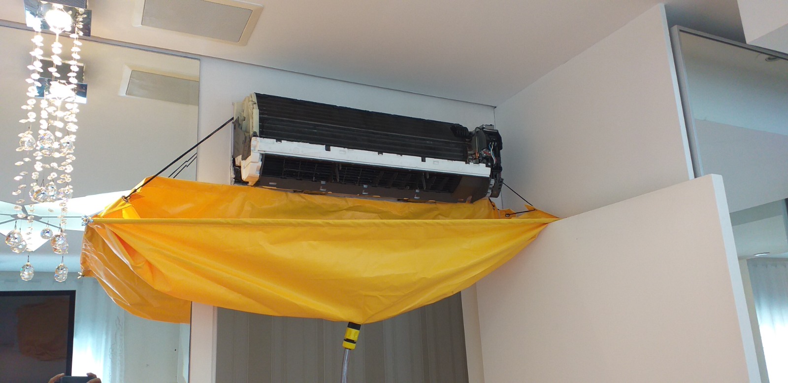 Instalação de quadro de distribuição